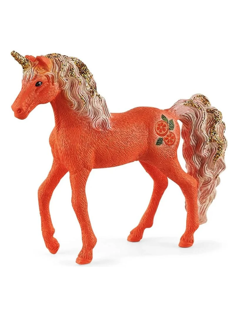 Figurine Bayala : licorne Orange N/A