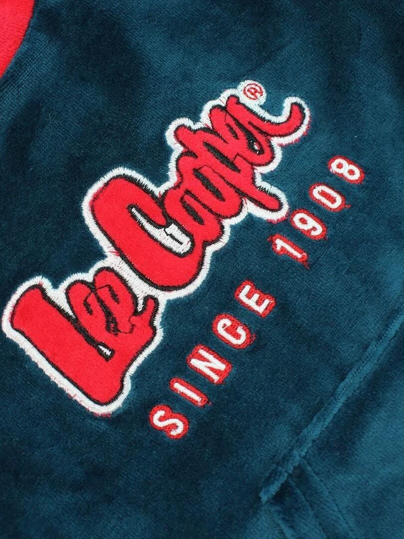 Lee Cooper   Grenouillere bébé garçon imprimé logo en coton   Vert