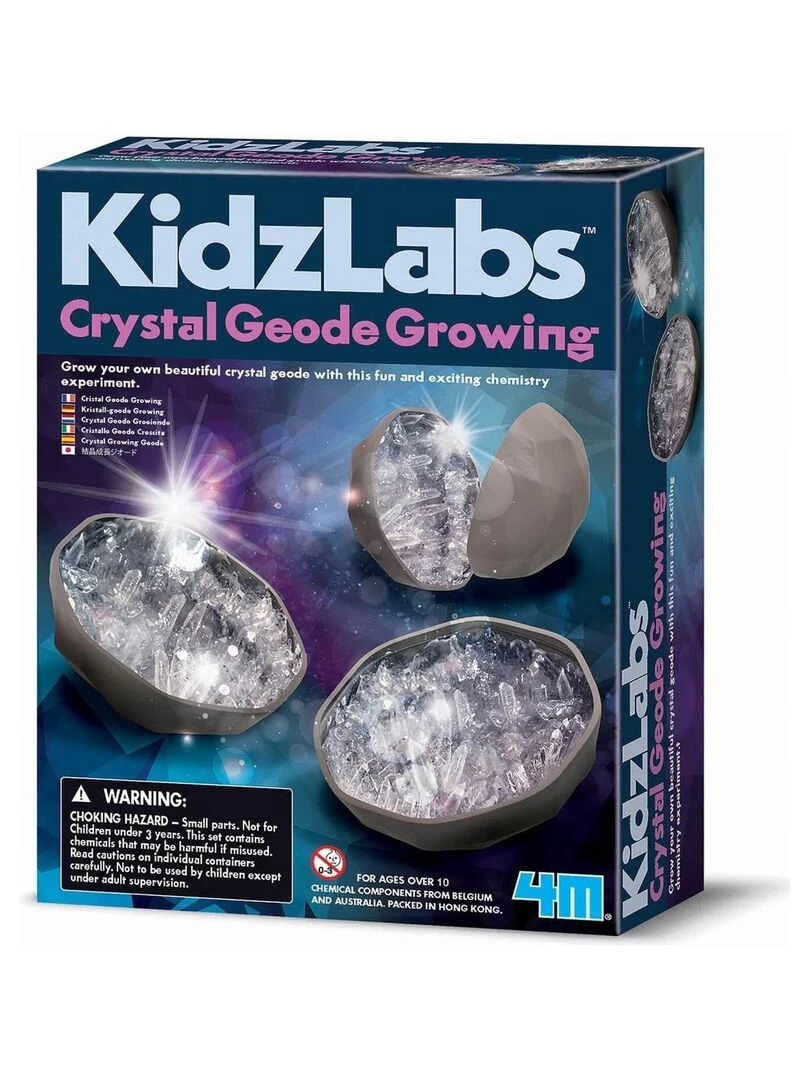 Coffret découverte de la science Géode de cristal Kit de fabrication N/A