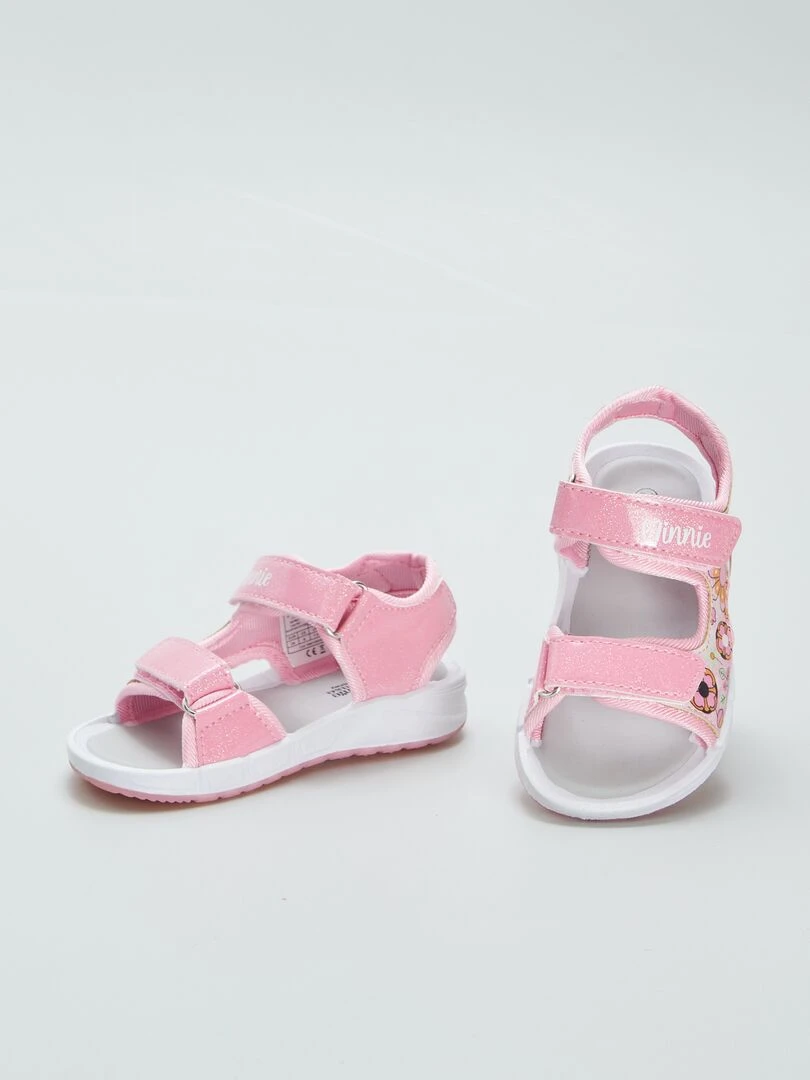 Sandales lumineuses 'Minnie'   Rose