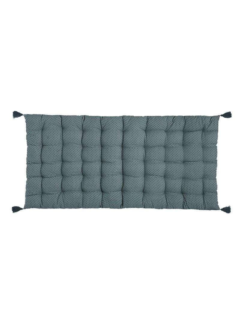 Matelas de sol à pompons Bleu canard