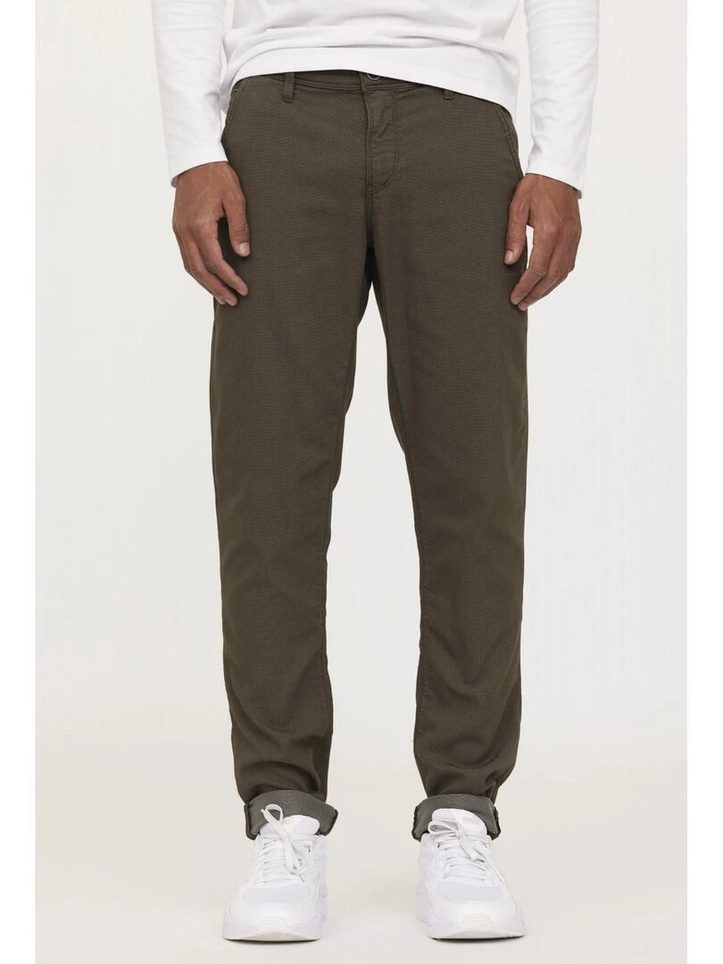 Lee Cooper Pantalon coton chino straight GALANT Kaki