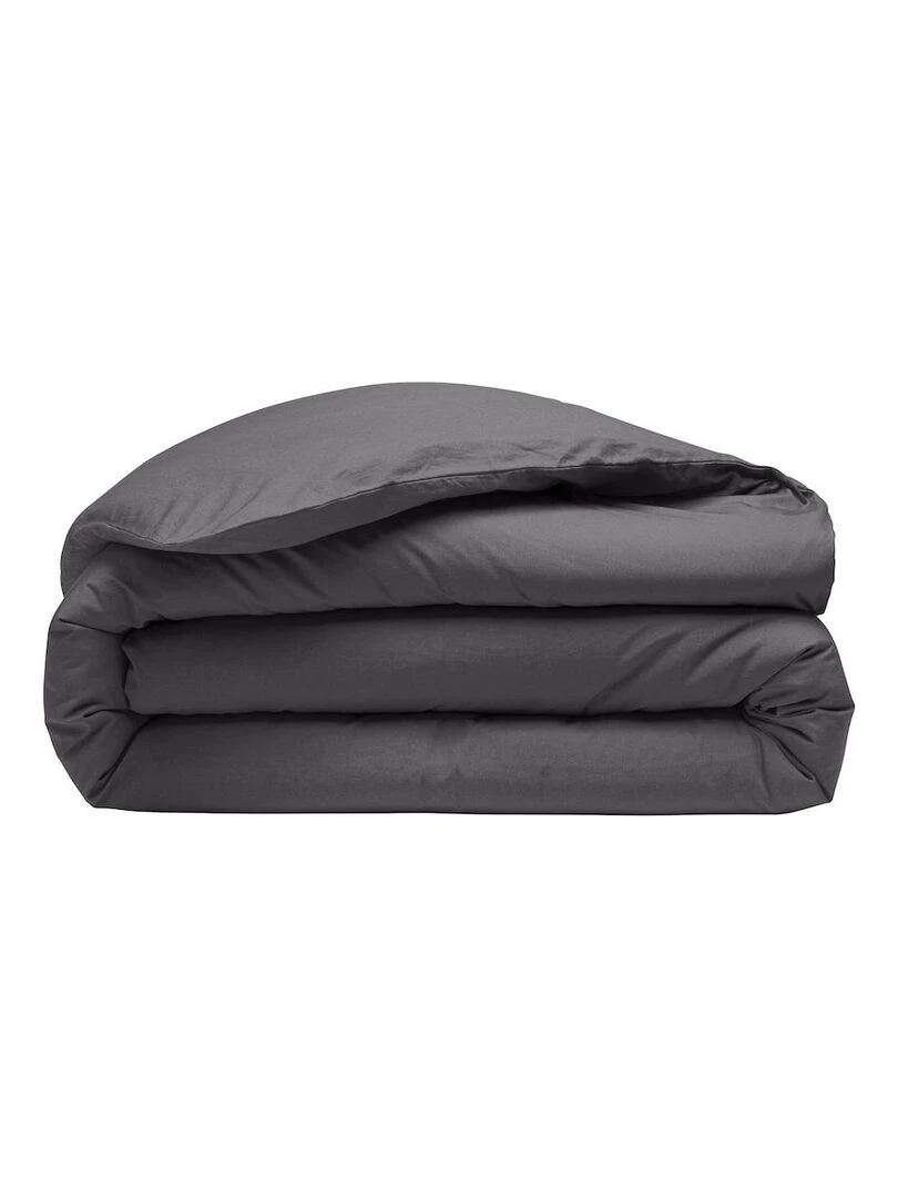 Housse de couette Percale Collection Ambiance Gris