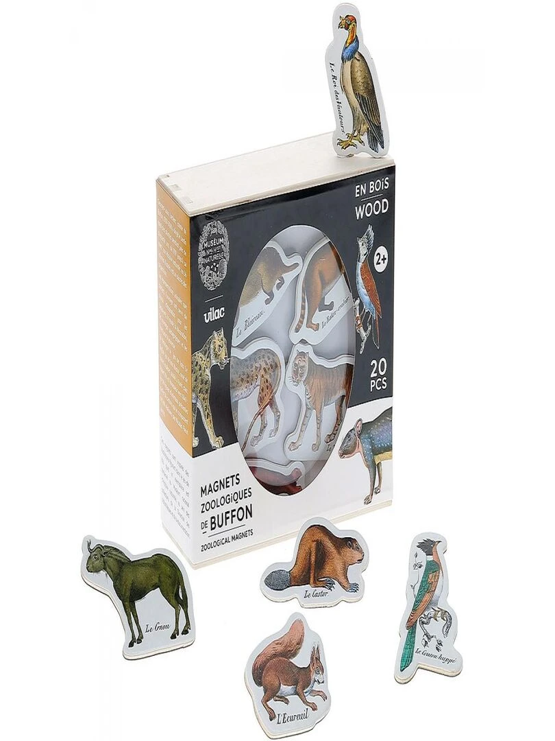 Magnets zoologiques de Buffon Muséum national d'Histoire naturelle N/A