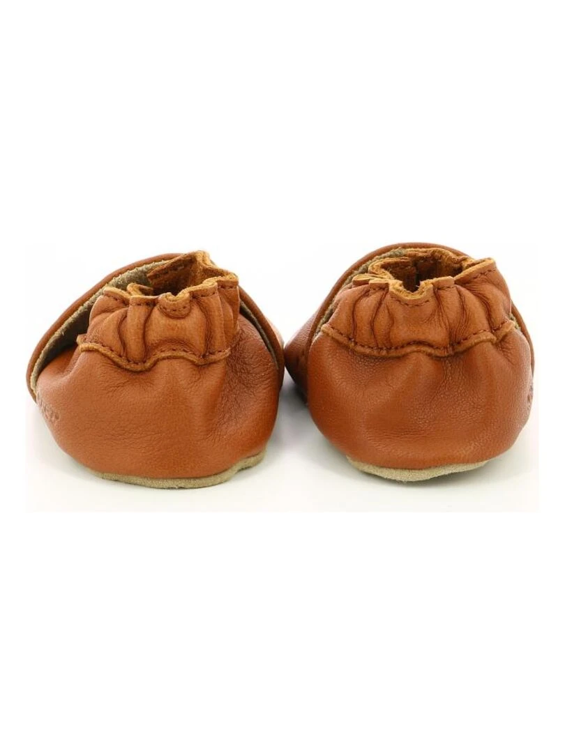 Chaussons Cuir Mywood   Marron