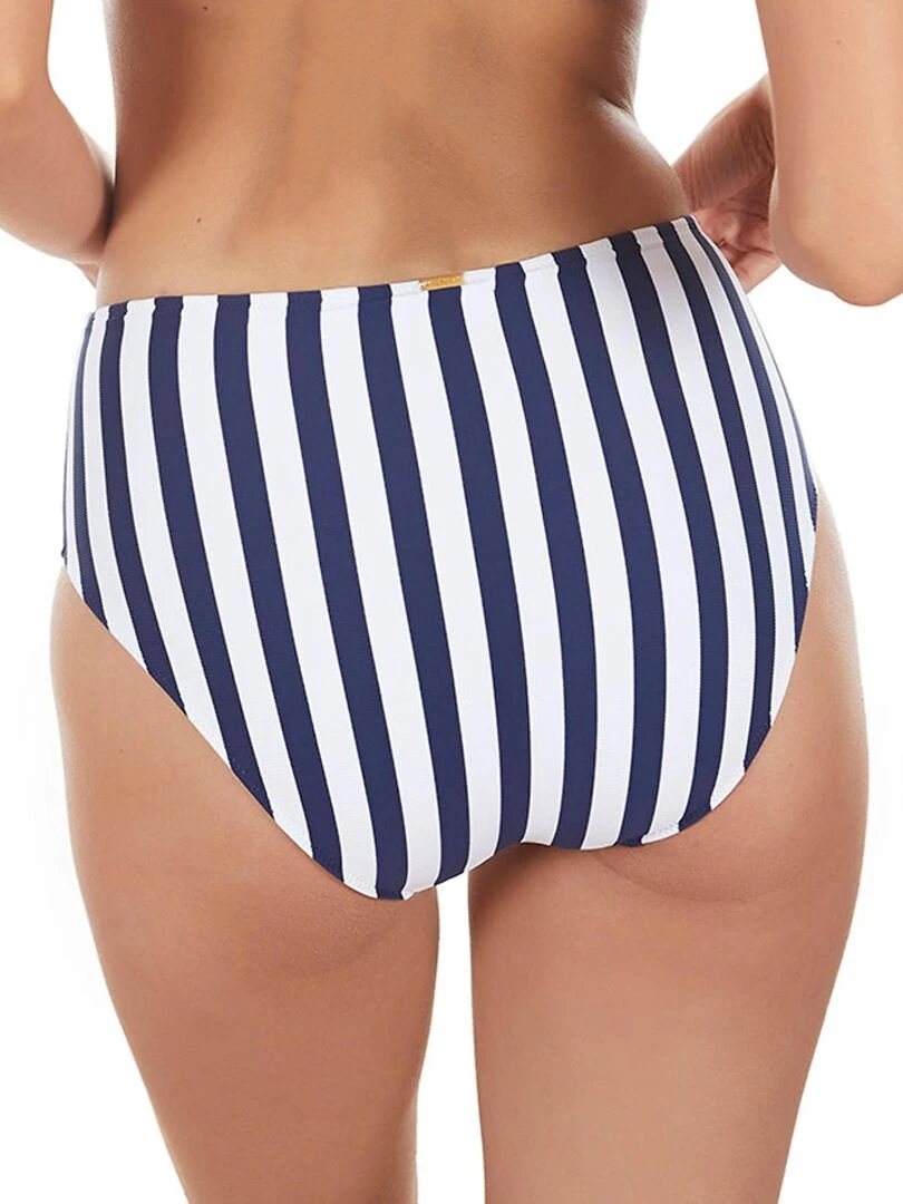 Bas maillot de bain taille haute Rayas Marineras bleu Bleu