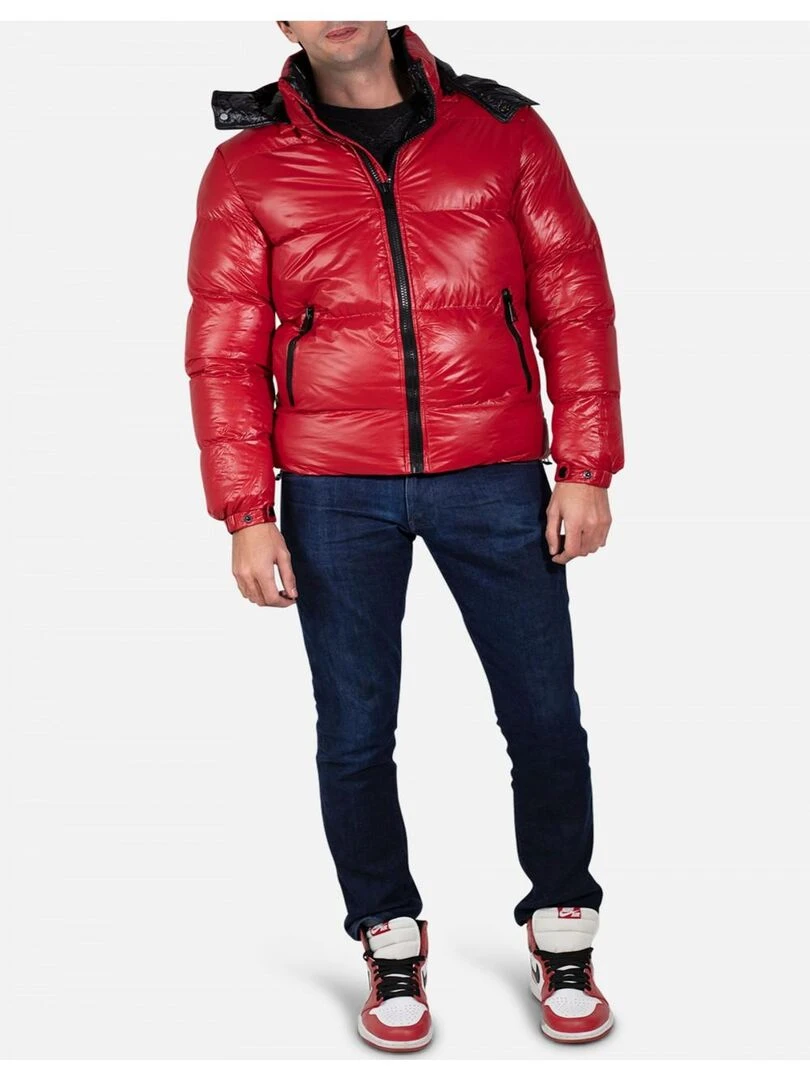 doudoune à capuche Kebello Rouge