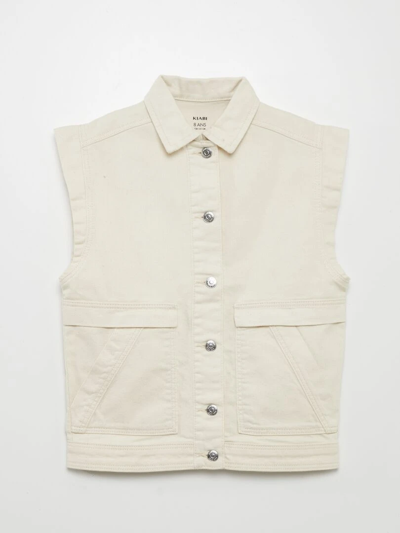 Veste légère en denim BEIGE