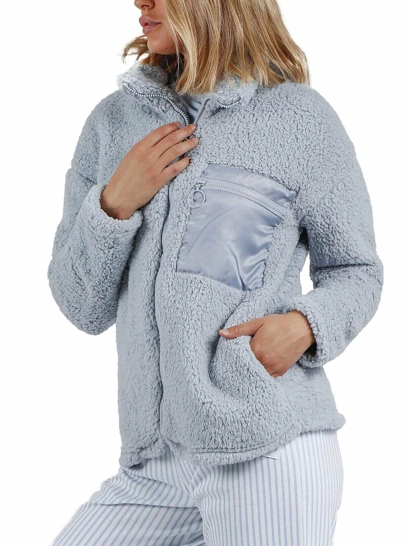 Veste d'intérieur Soft Home   Bleu