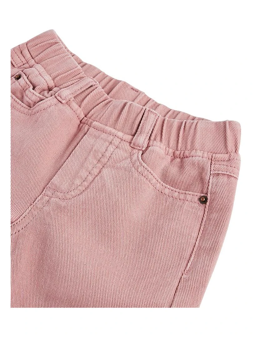 Jean bébé fille Oumka   Rose