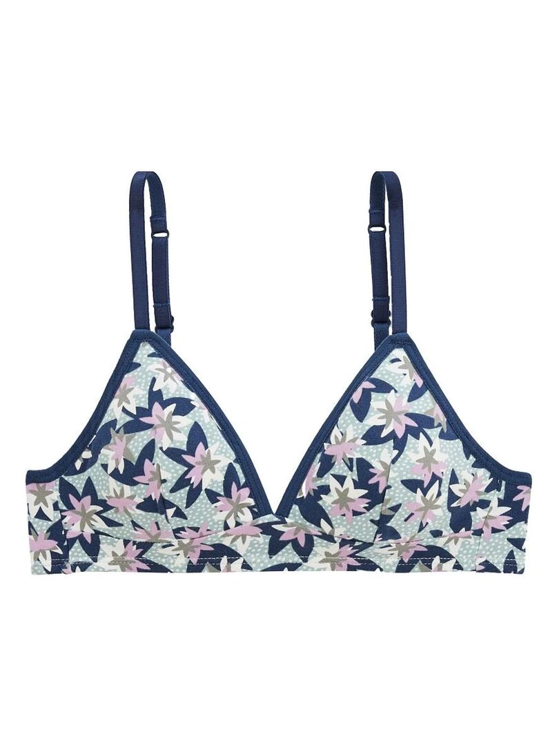 Soutien gorge souple à coques sans armatures Talara Bleu