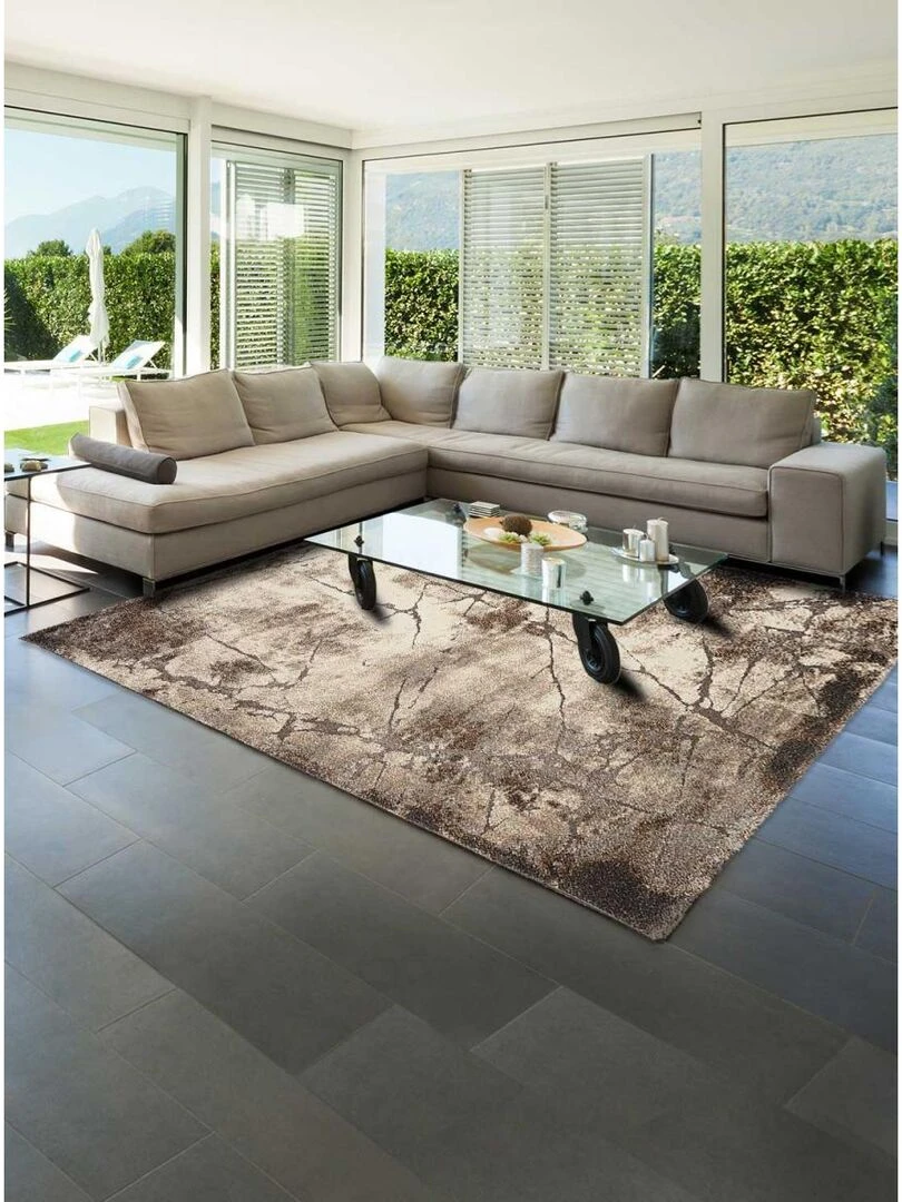 Tapis salon TERSORE OEKO TEX®   Gris