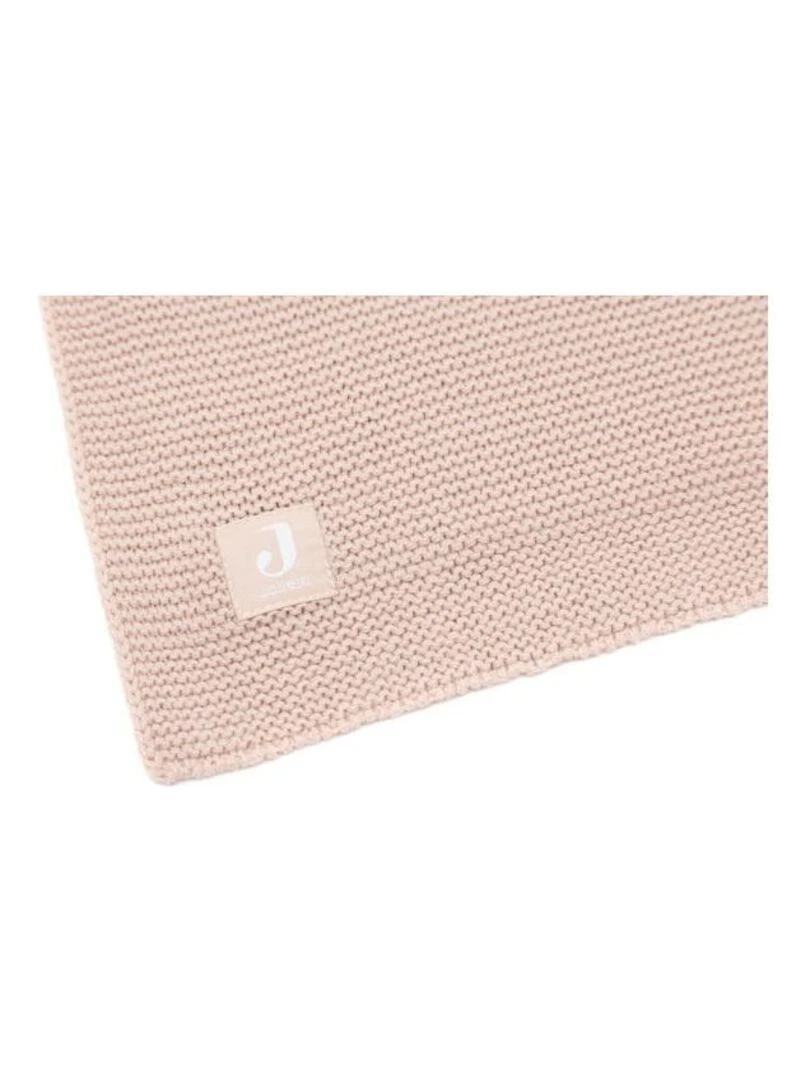 Couverture Berceau 75x100cm Basic knit Rose Sauvage   Jollein   Rose