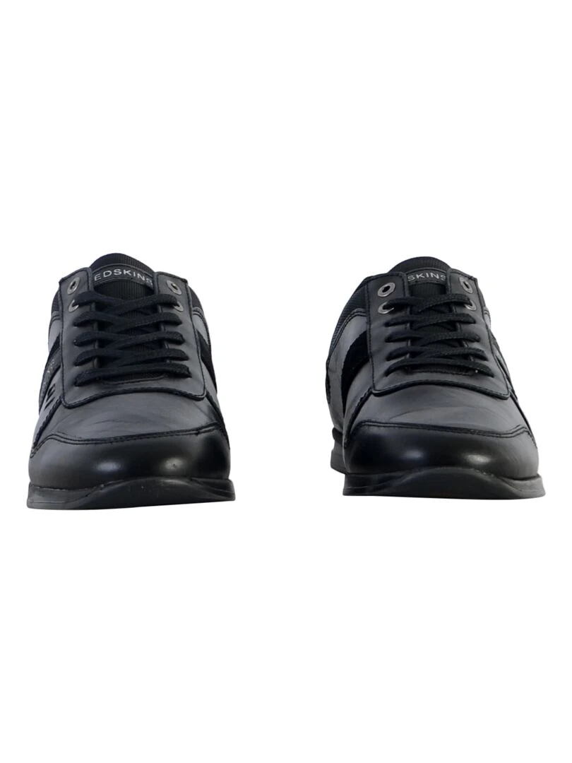 Basket Cuir Redskins Living   Noir