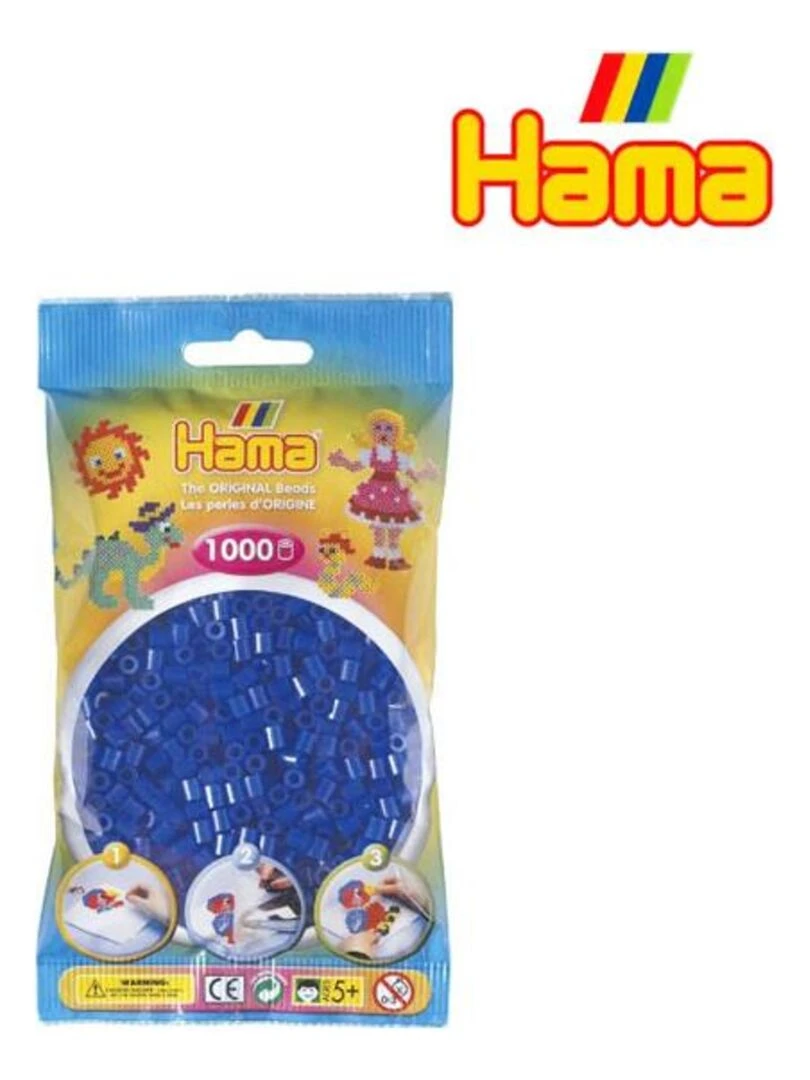 Perles en sachet Bleu néon N/A