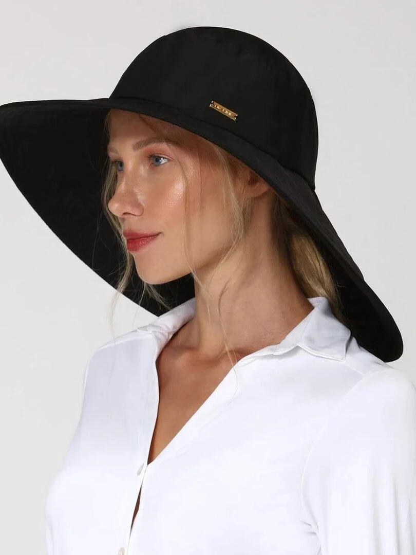 Chapeau souple/capeline Classics UPF 50+ UV Line Noir