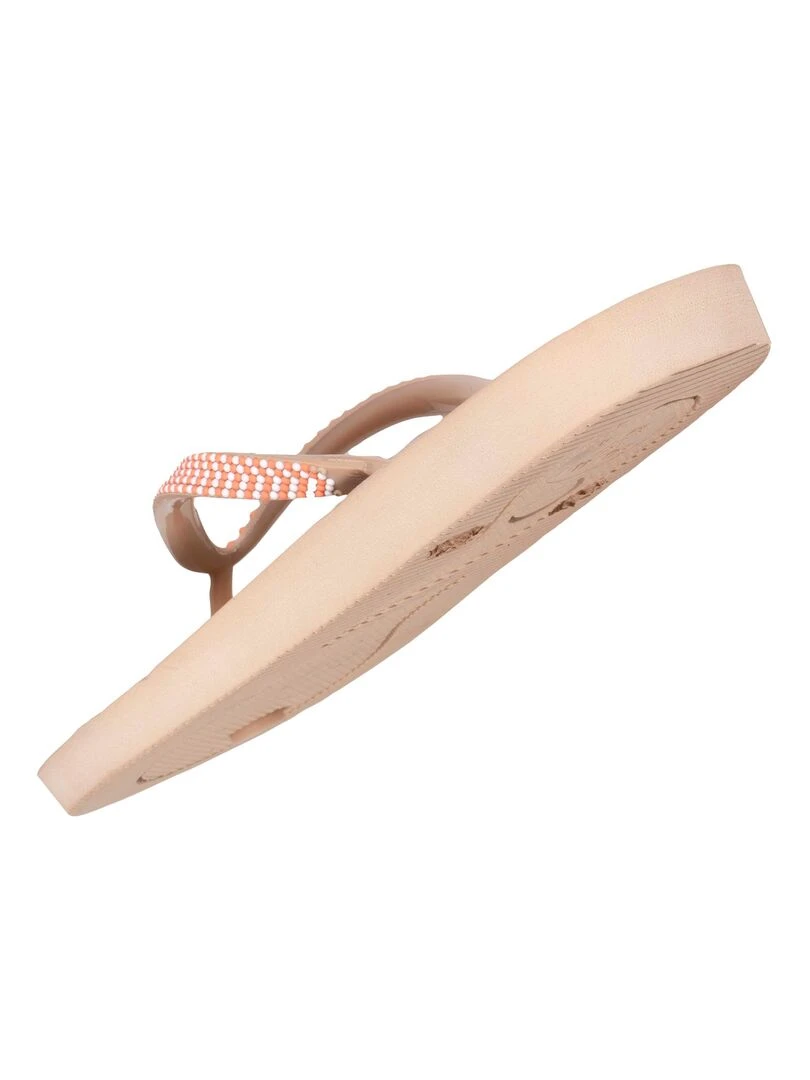 Tongs Femme unie Beige   Beige