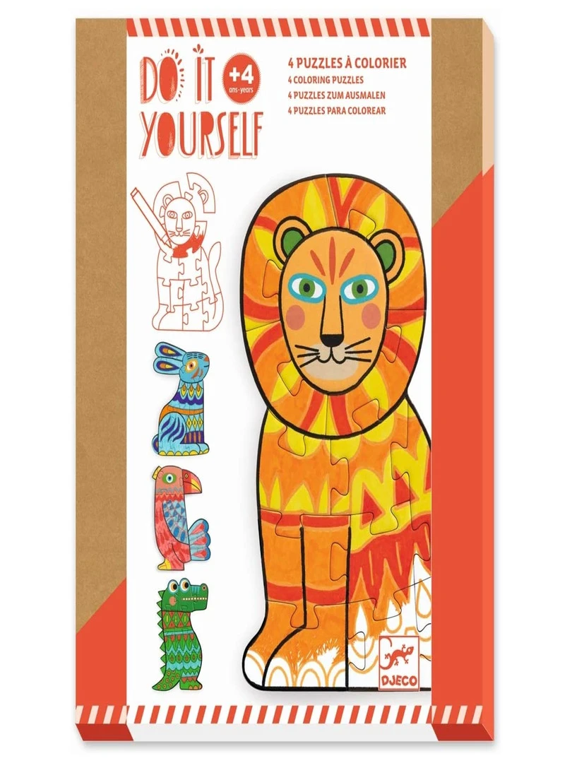 Diy Puzzle A Colorier Animacolor N/A