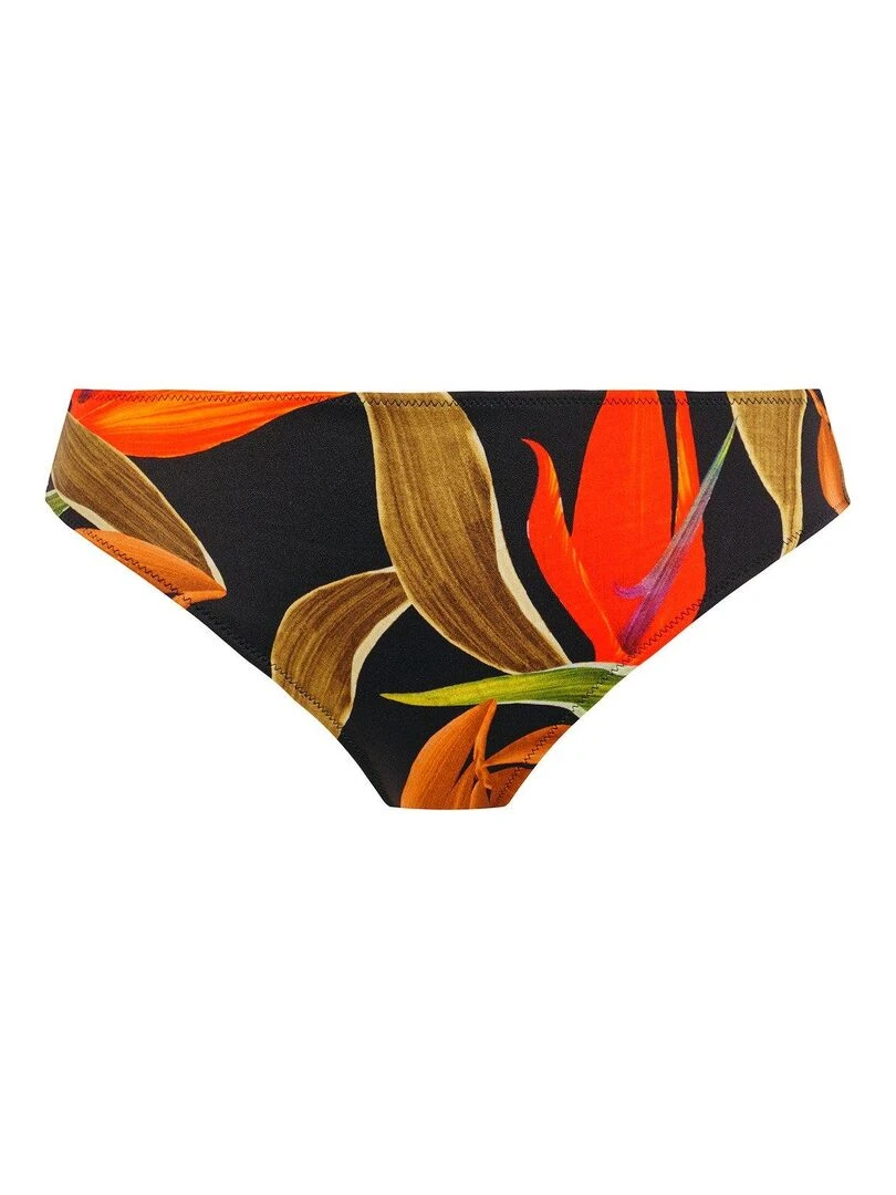 Bas de maillot imprimé tropical Pichola   Noir