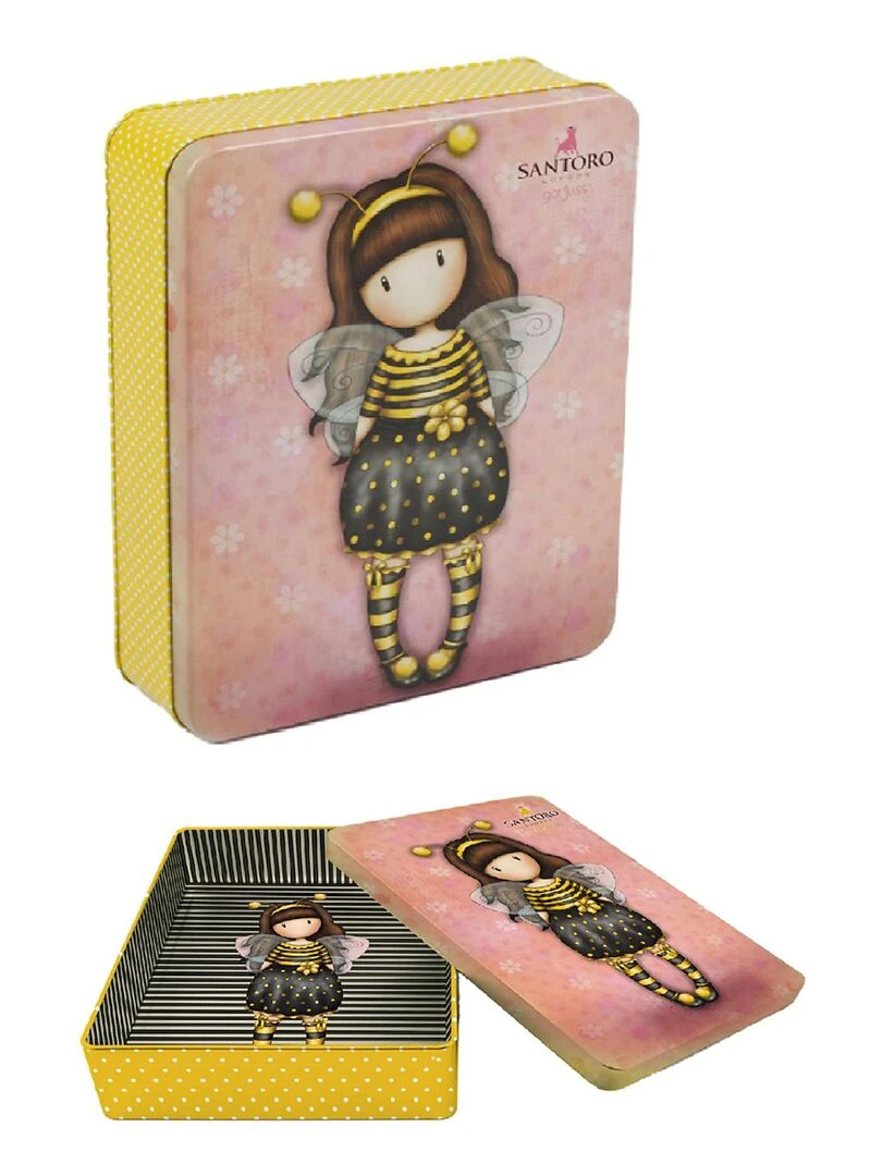 Pyjama débardeur et short Bee Loved   Jaune