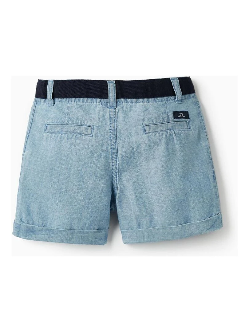 Shorts en jean en coton pour bébé garçon  LETS PARTY   Bleu