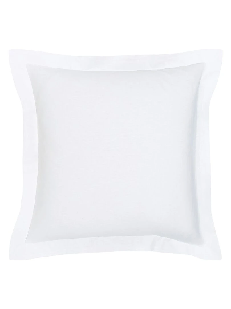 Taie d'oreiller volant 'ORGANIC' 'TODAY' Blanc