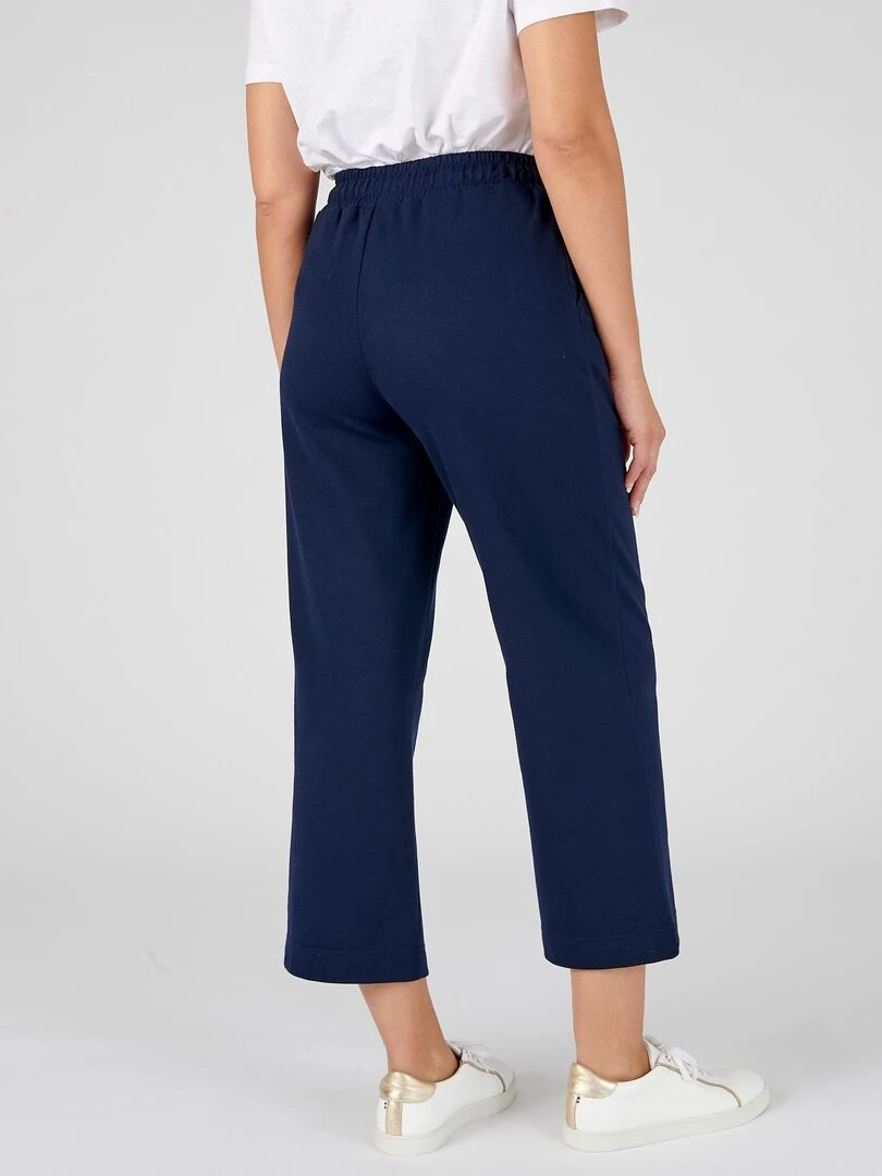 Pantalon de jogging 7/8ème   Happy D. by Damart   Bleu marine