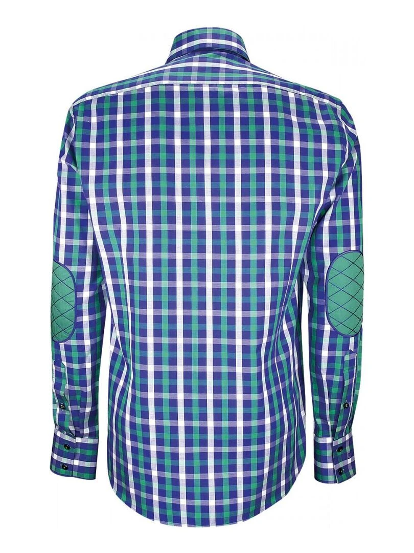 Chemise double col à coudières LORENZO   Vert