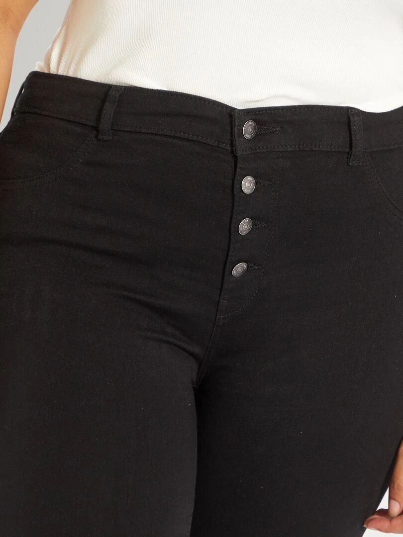 T shirt en maille côtelée stretch   Violet