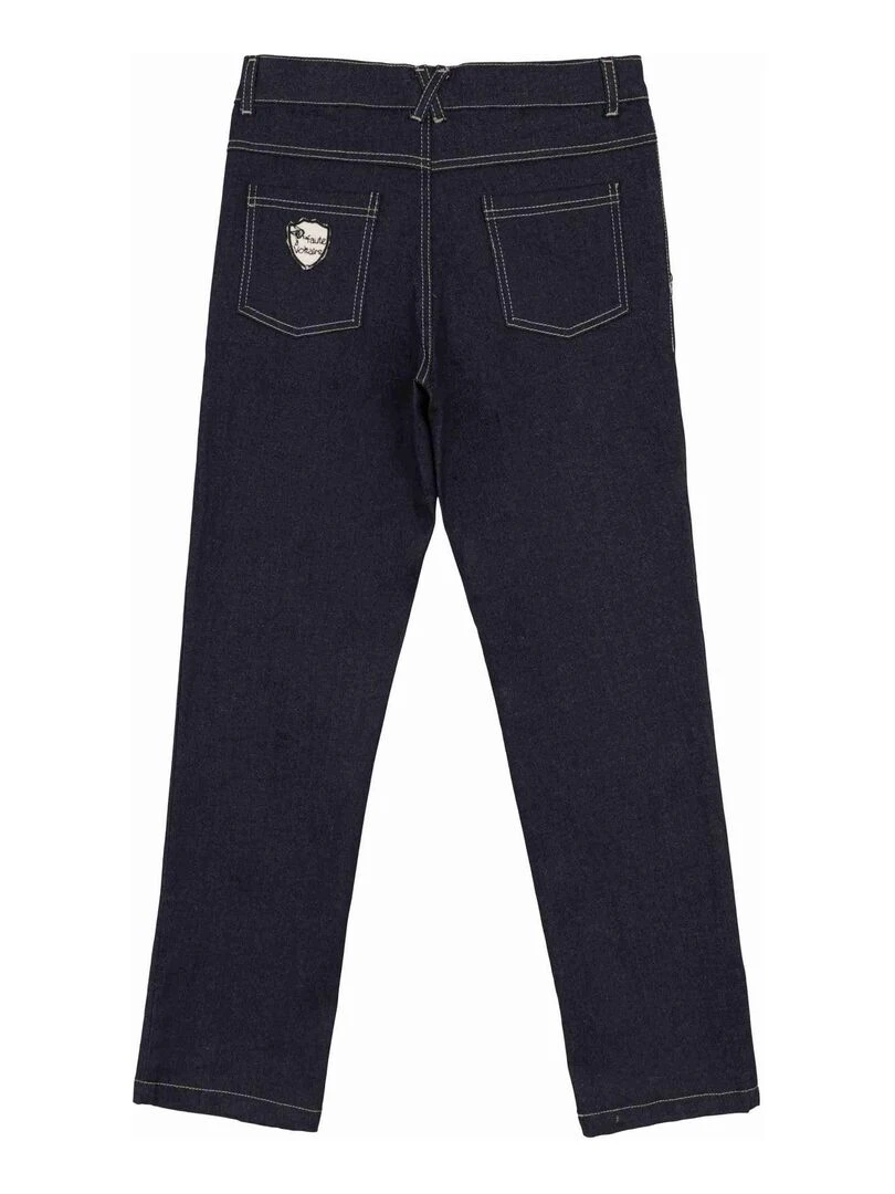 Jeans Garçon  Coupe Chino   Bleu Foncé  SAINCLAIR   'LA FAUTE A VOLTAIRE'   Bleu foncé