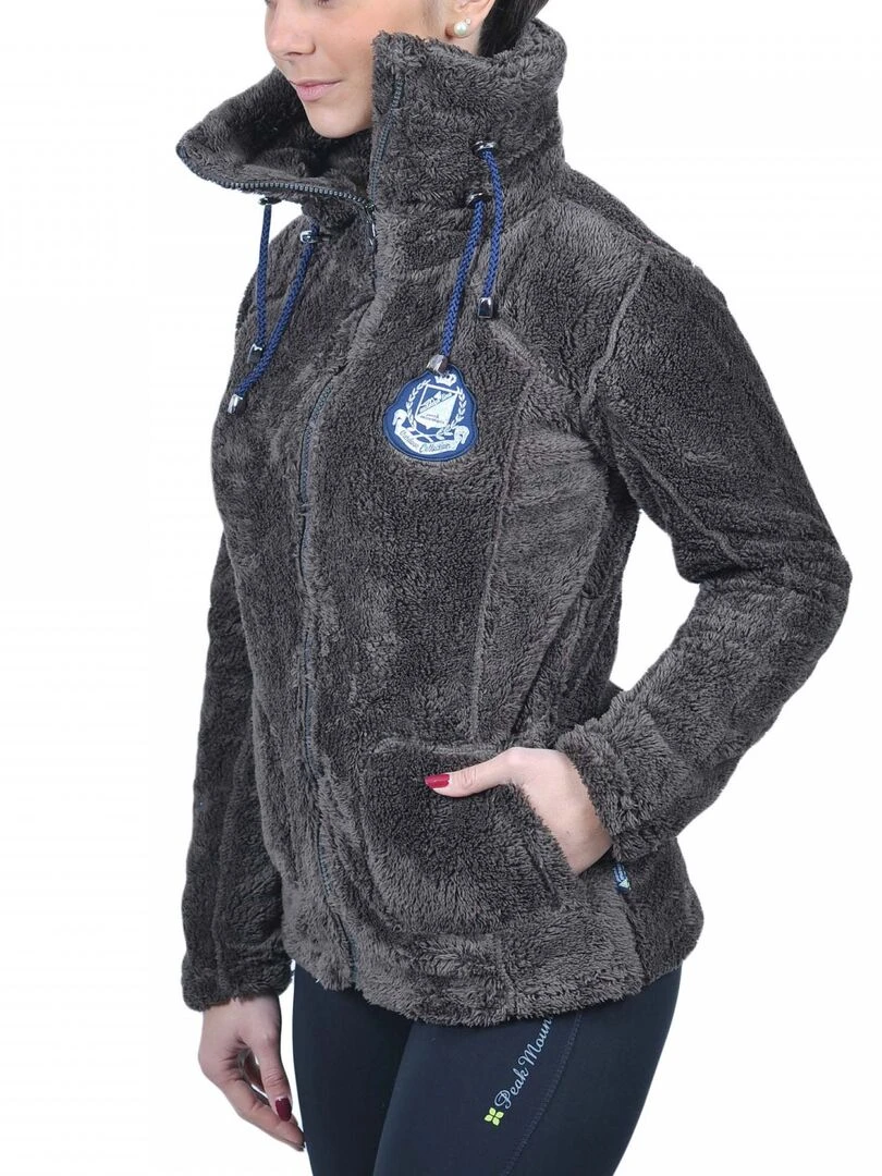 Blouson polaire femme ASANA   Marron