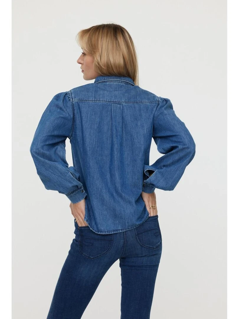 Lee Cooper   Chemise manches longues coton regular DAZENA   Bleu