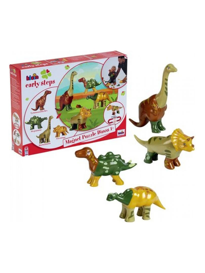Funny Puzzle 4 Dinosaures Magnetiques N/A