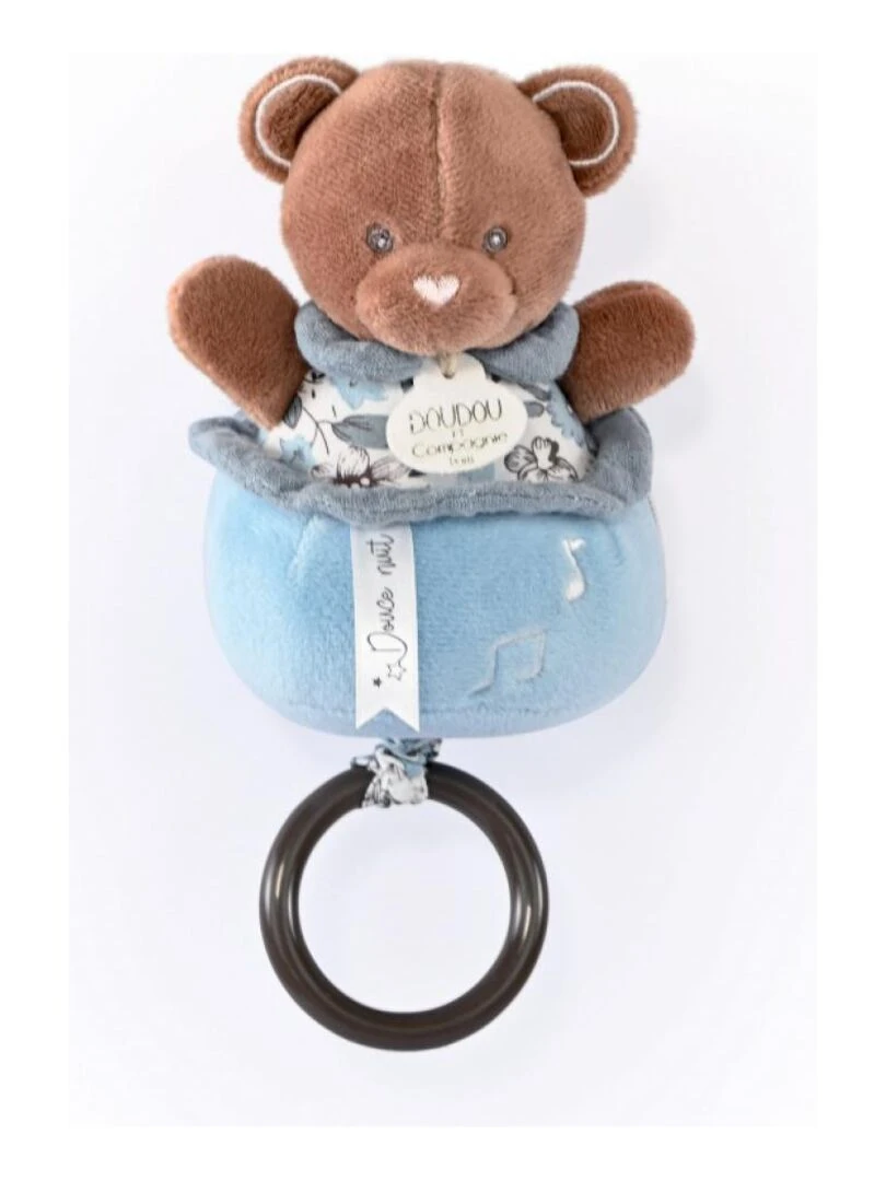Doudous BOHAIME BOITE A MUSIQUE   OURS   Marron
