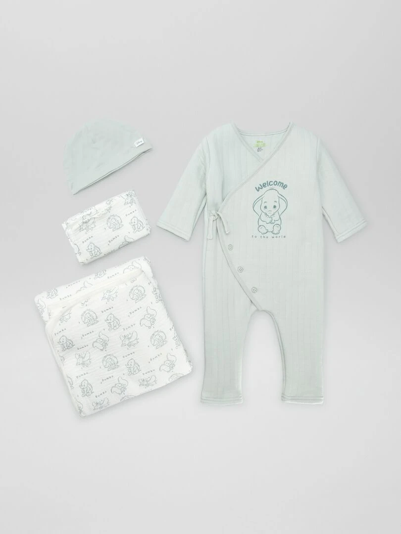 Box de naissance 'Welcome Baby' 'Disney' 4 pièces Vert