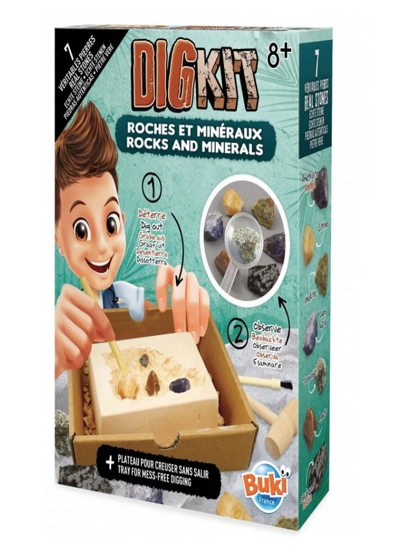 Kit Roches Et Mineraux Pierres Précieuses À Déterrer N/A