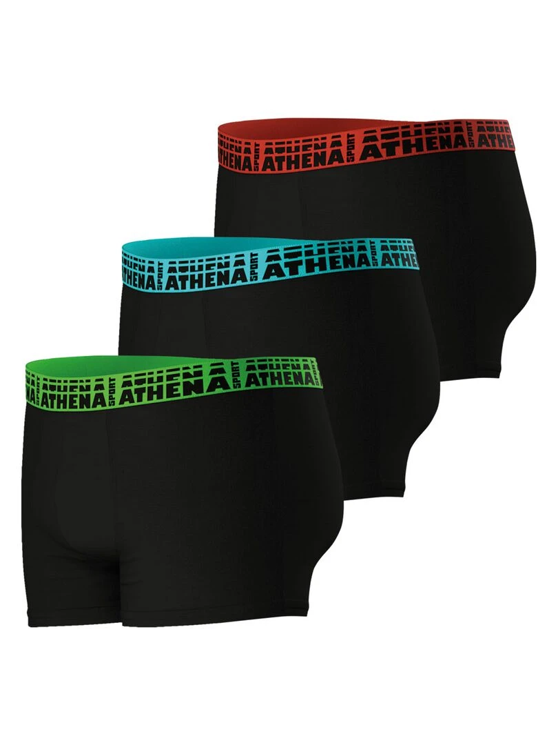 Lot de 3 boxers homme Easy Sport   Noir