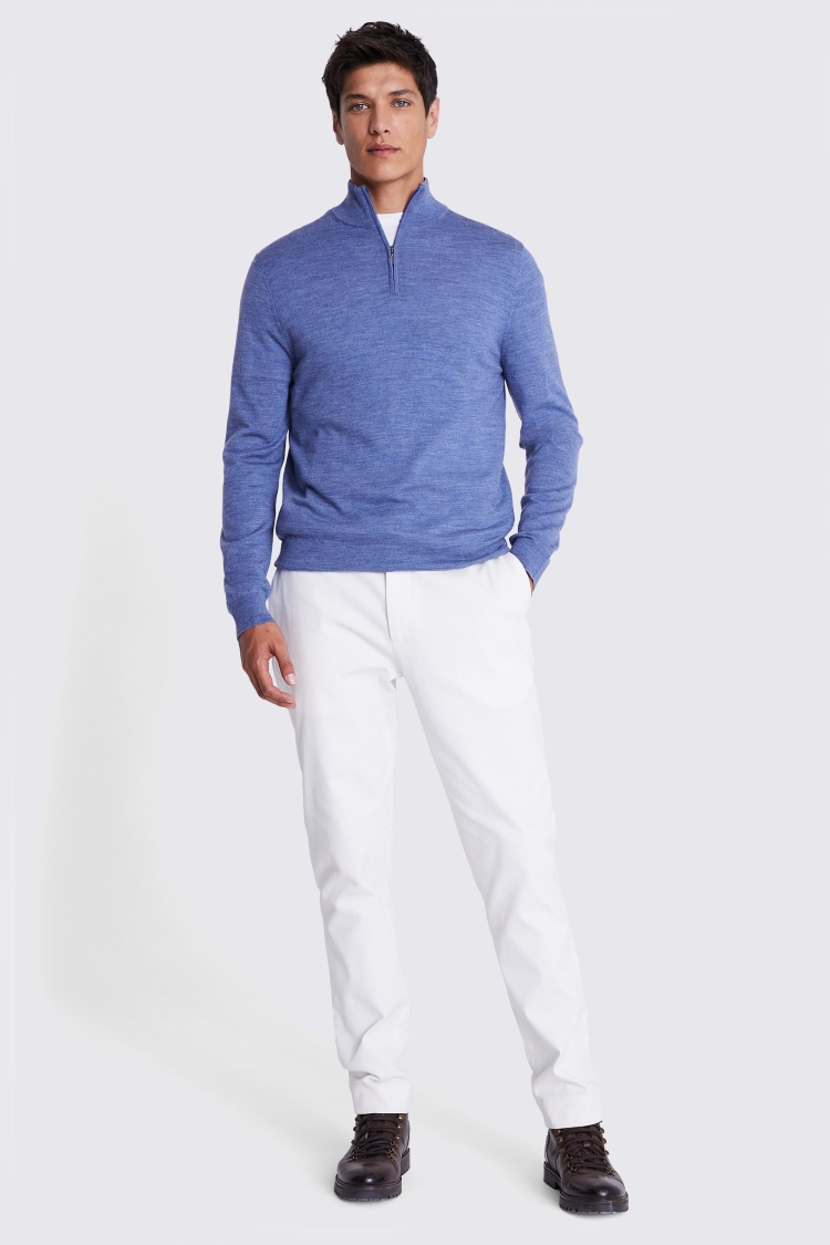 Light Grey Cashmere Crew Neck Jumper   Buy Online at Moss