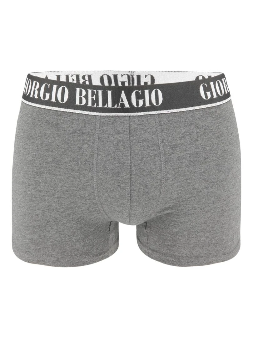 Lot de 12 Boxers coton homme Smart Giorgio Bellagio   Gris