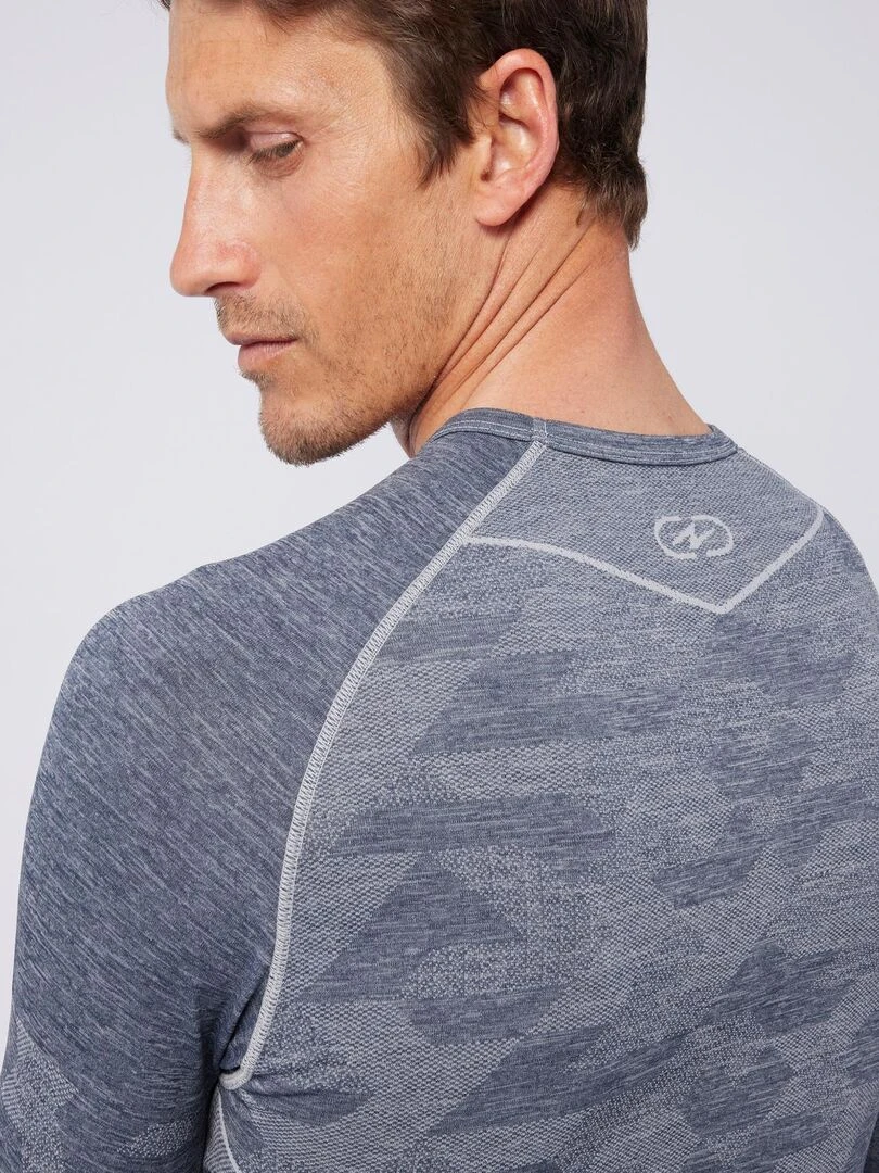 Sweat à capuche zippé +1m90   Bleu marine