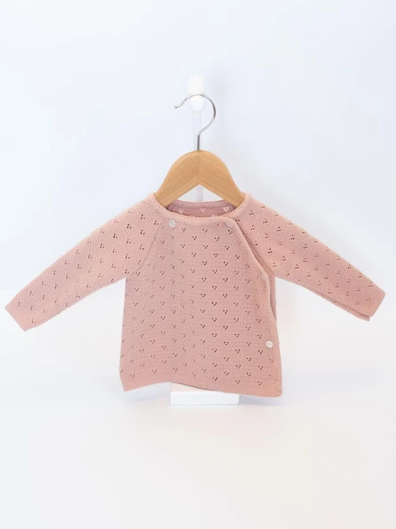 Brassière ajourée Rose