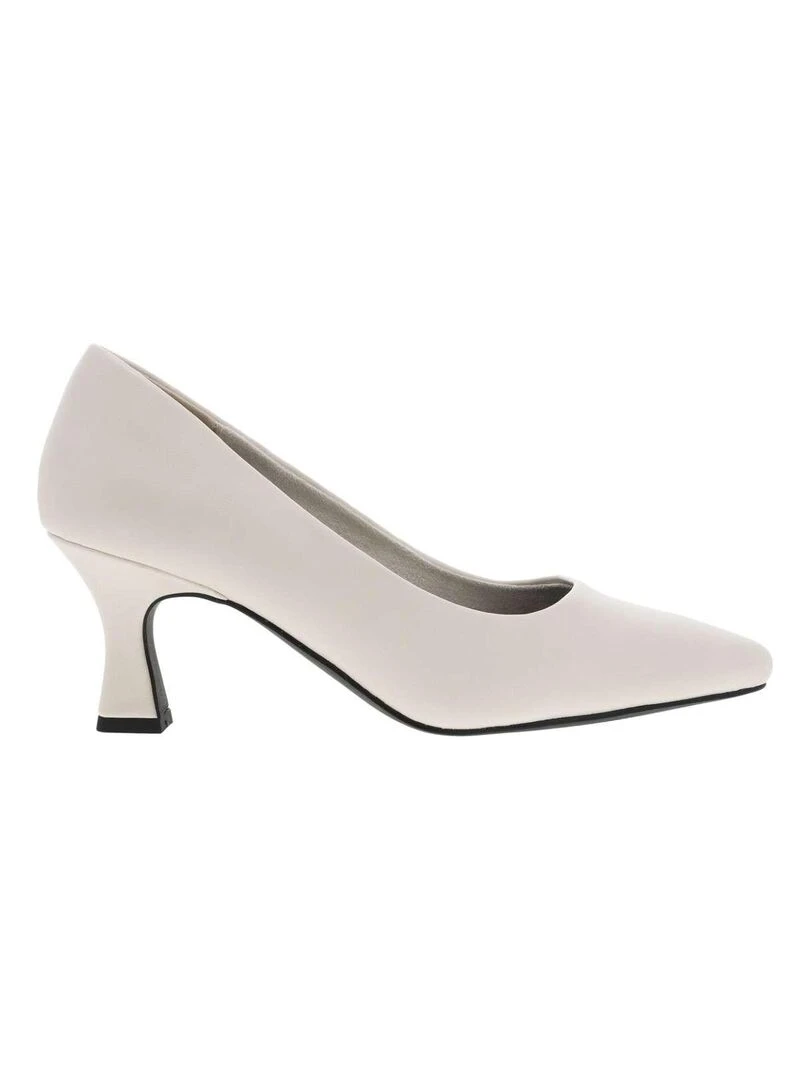 MARCO TOZZI Escarpins talon décroché moyen Blanc cassé