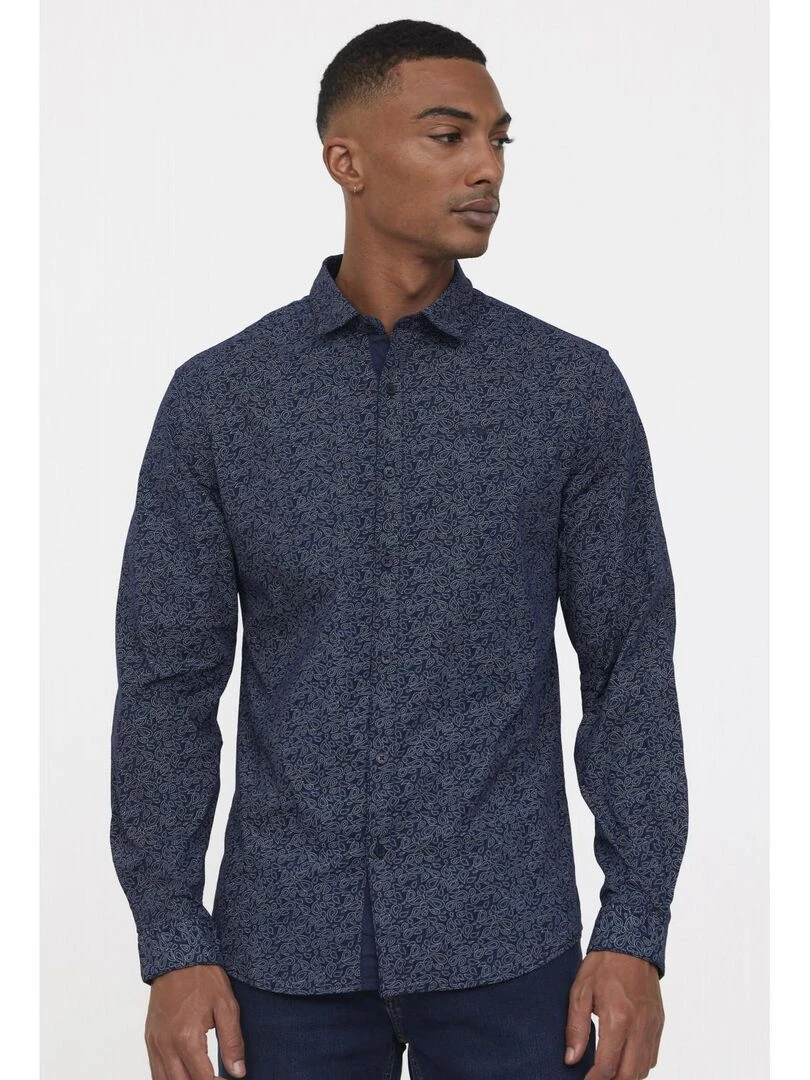 Lee Cooper Chemise manches longues coton DIKO Bleu marine