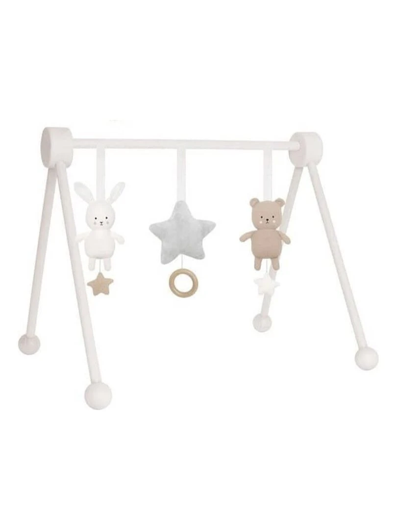 Portique d'éveil en bois  Arche de jeux   Blanc