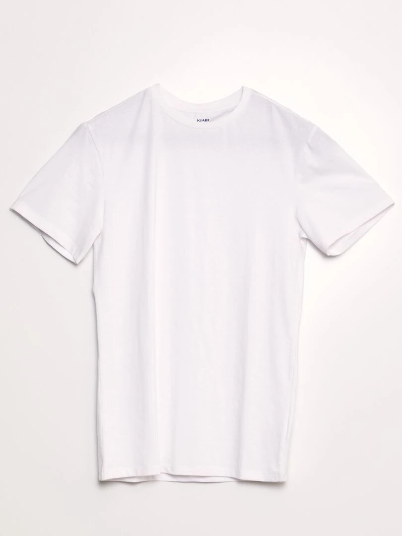 Tee shirt uni Muscle fit blanc