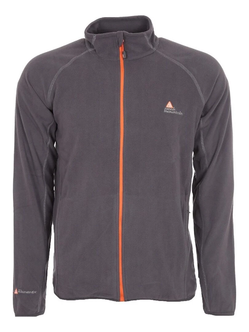Sweat polaire homme CAFONE PEAK MOUNTAIN Gris