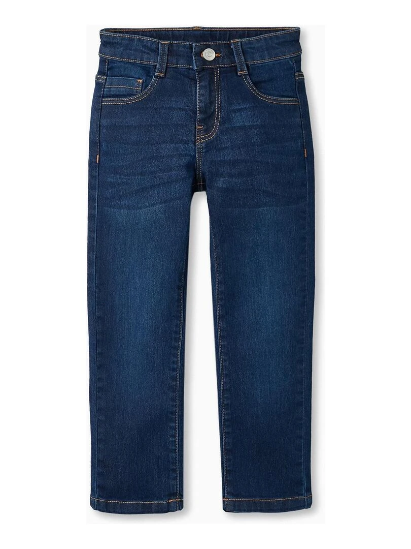 Pantalon en jean pour garçon 'Straight Fit' NATURE TAKEOVER Bleu foncé