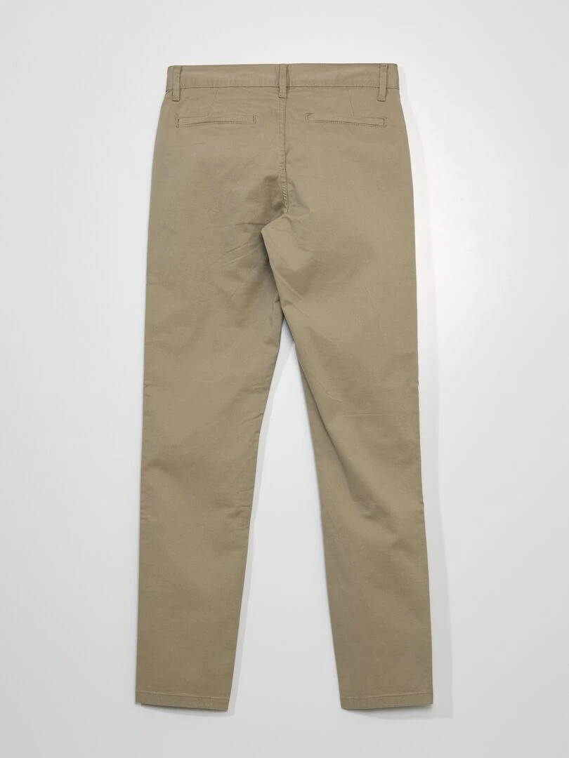 Chino slim L34 Beige