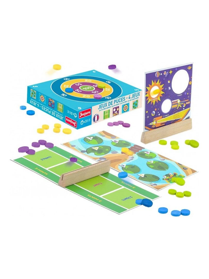 Coffret 4 jeux : Jeux de puces N/A