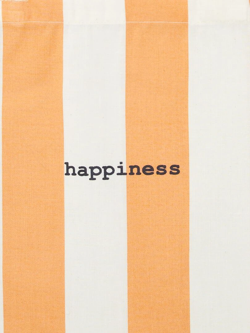 Tote bag à rayures Orange